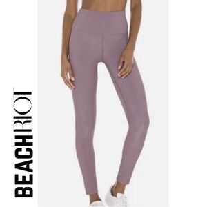Beach Riot Mauve High-Waisted Leggings